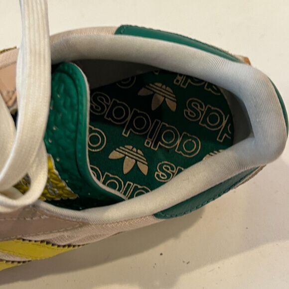 Adidas Originals Retropy E3 Sneakers Lace Up Green Yellow 10.5 - Picture 5 of 9